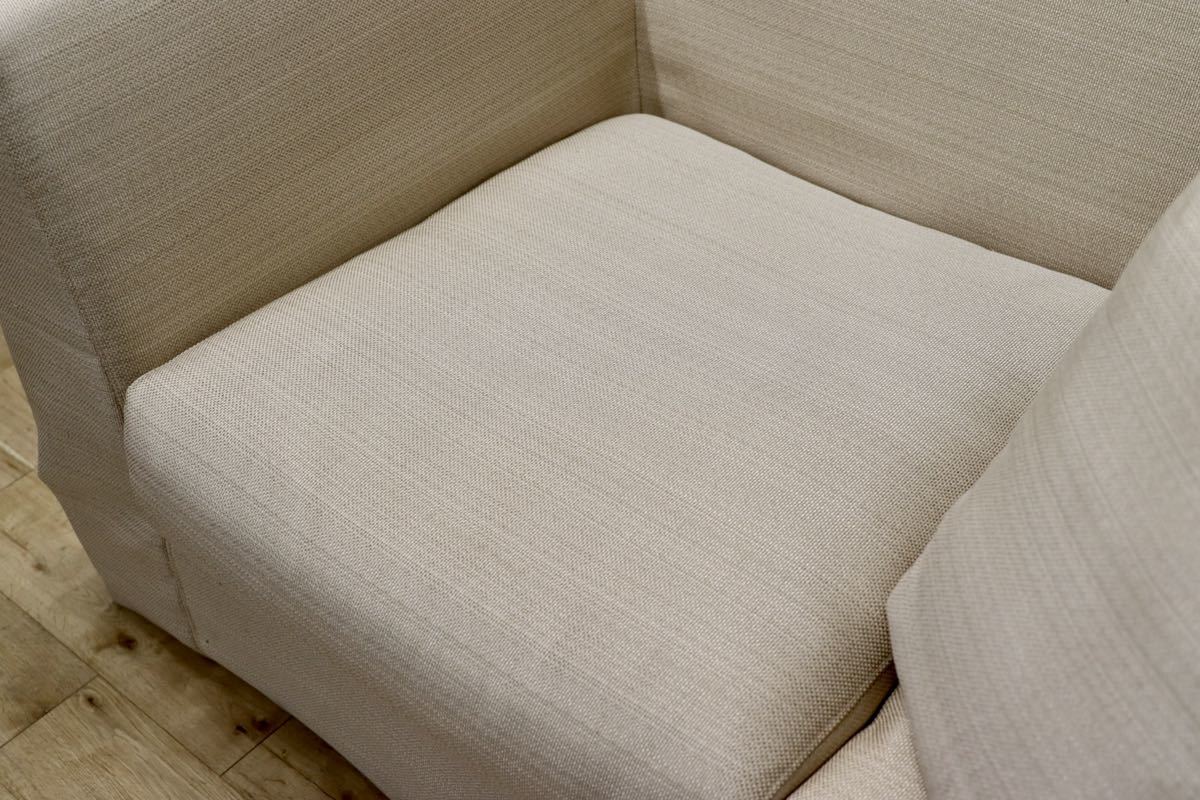 GMEK624○ACTUS / アクタス 2人掛けソファ ラブソファ ベージュ ファブリック 長椅子