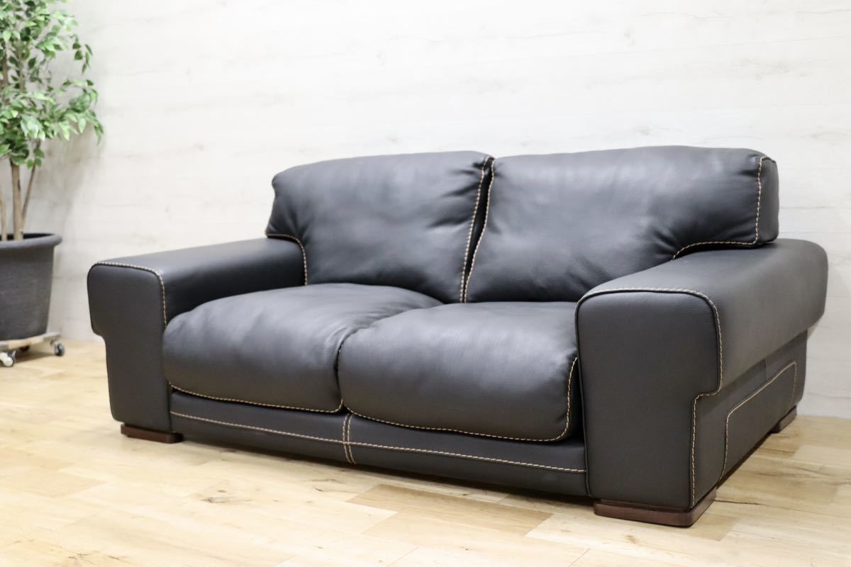 GMEK583○Bianchi & Co. / ビアンキ ダンテ 2人掛けソファ ラブソファ  