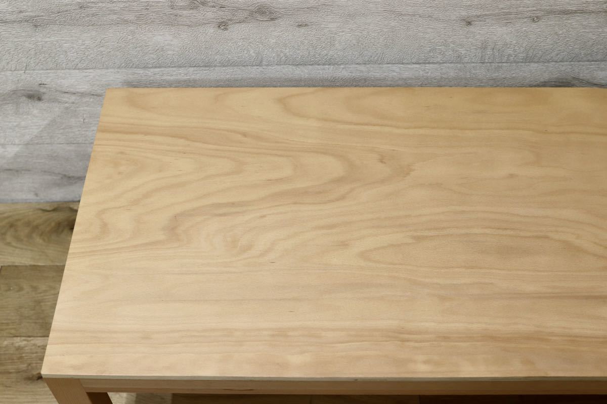 GMEK589○ACTUS / アクタス ehon naname table センターテーブル リビングテーブル ブナ材 北欧スタイル 定価約5万 展示品
