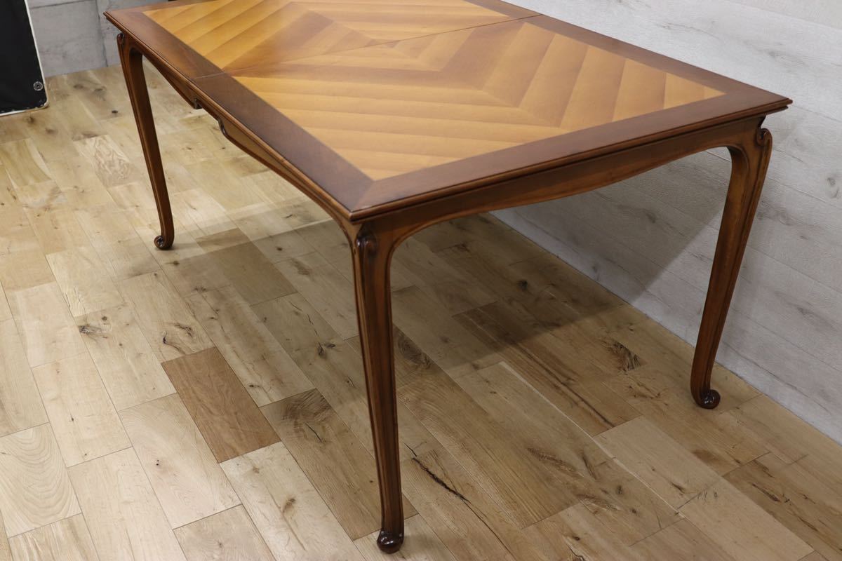 GMEK647○Medea / メデア ART41 ダイニングテーブル イタリア製 定価112万 クラシック 最高級 IDC大塚家具 アール・ヌーヴォー様式