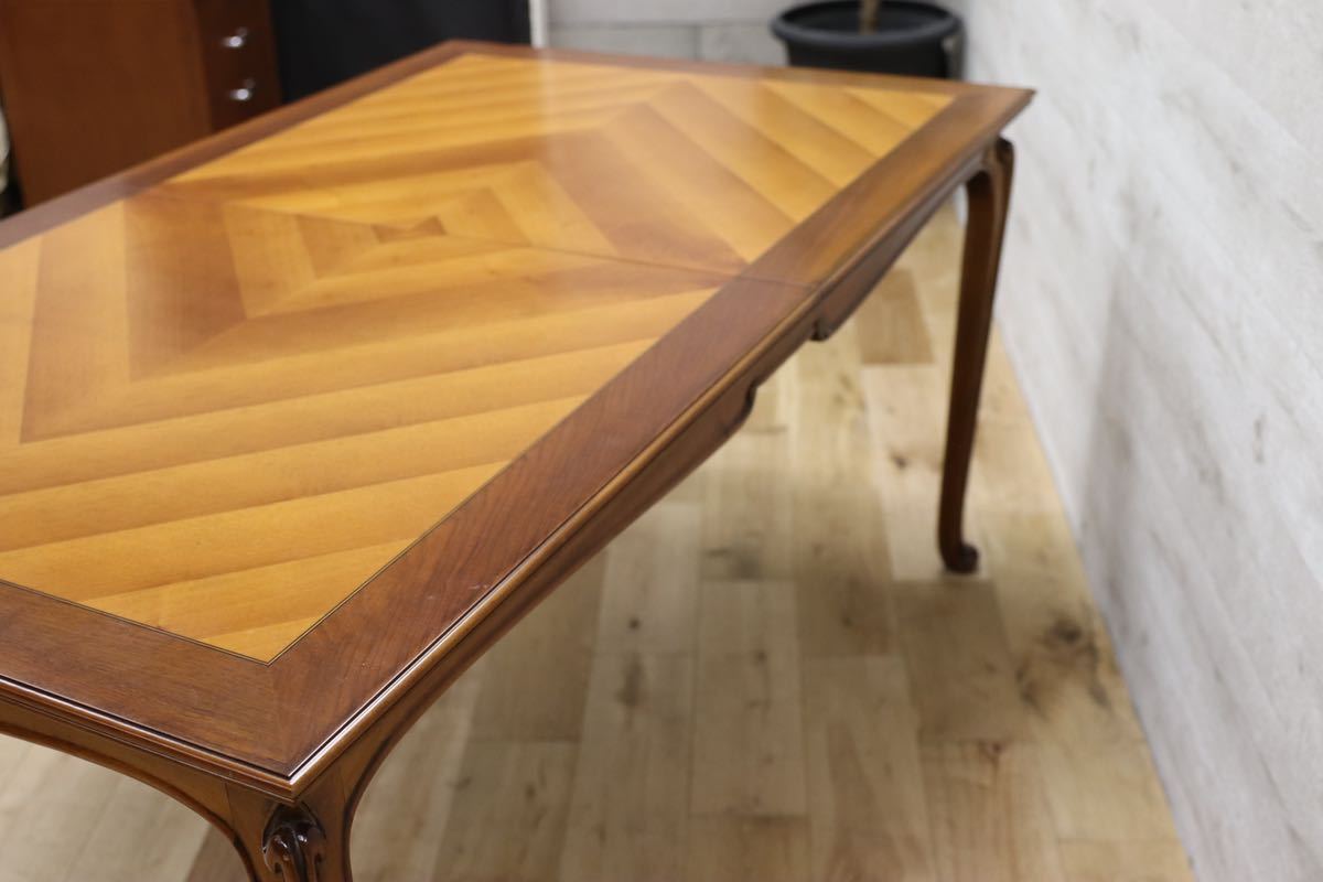 GMEK647○Medea / メデア ART41 ダイニングテーブル イタリア製 定価112万 クラシック 最高級 IDC大塚家具 アール・ヌーヴォー様式