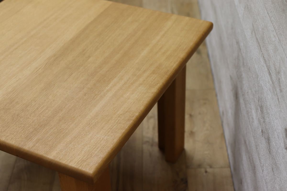 GMEH245○ナガノインテリア / NAGANO INTERIOR REAL LAND side table サイドテーブル オーク無垢材 展示品 定価約11万