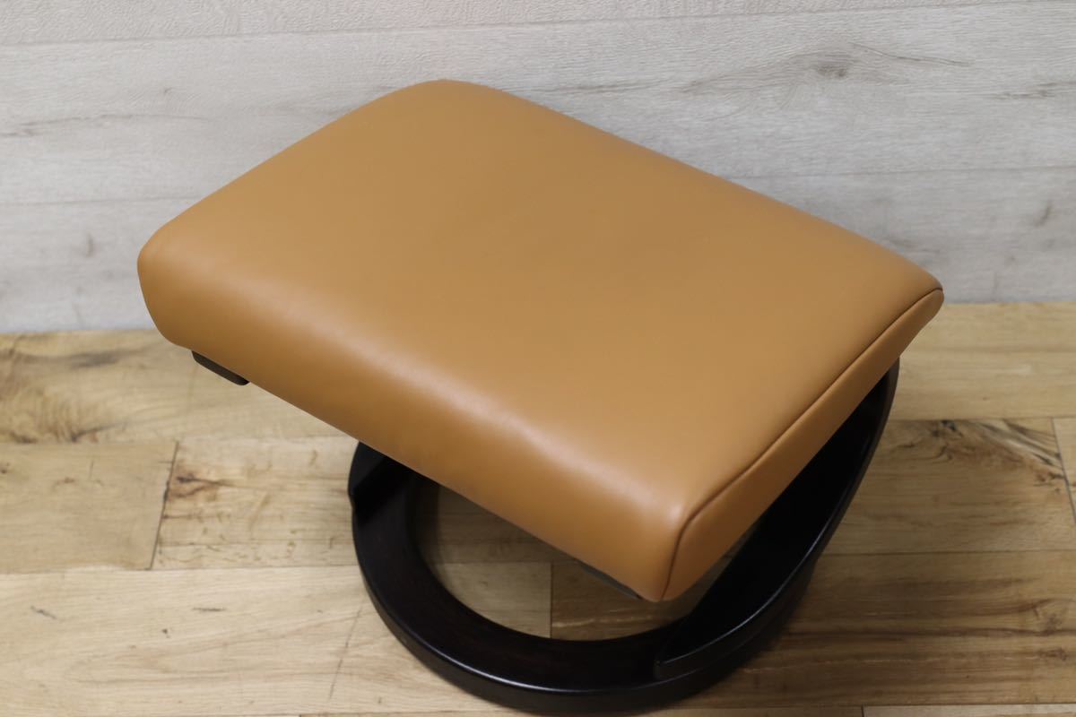 GMET317○himolla / ヒモラ ゼロストレス 定価約38万 本革 パーソナルチェア リクライニングチェア ドイツ IDC大塚家具 オットマン付き
