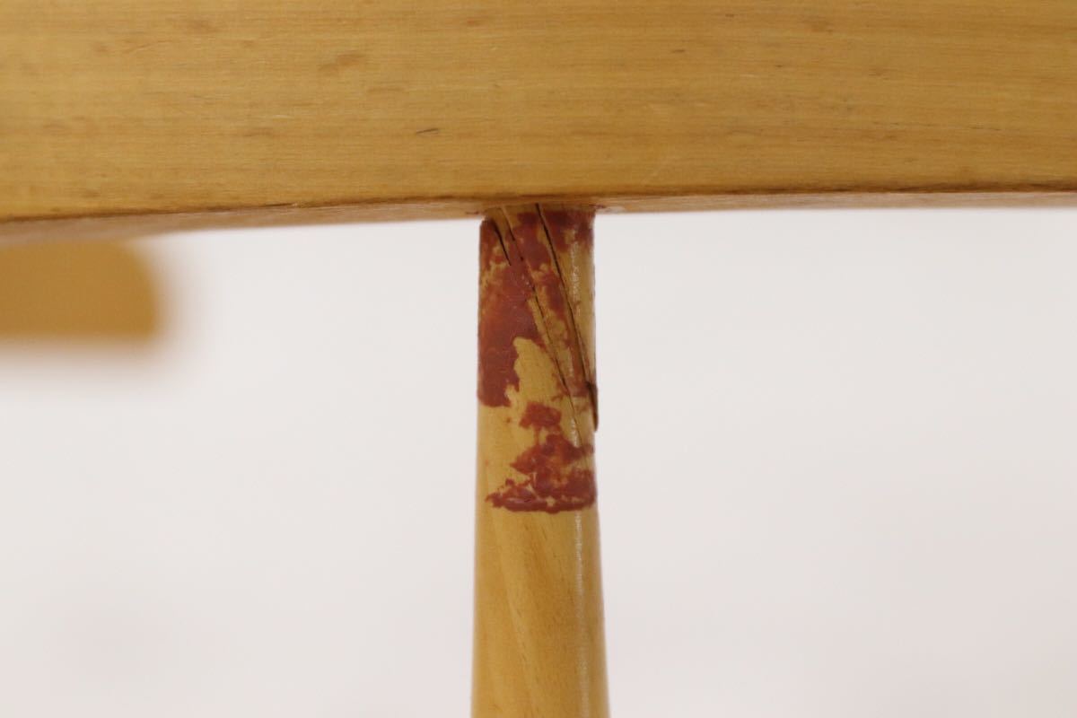 GMET179○柏木工 / KASHIWA ベビーチェア ブナ材 飛騨家具 アンティーク ビンテージ チェア 椅子