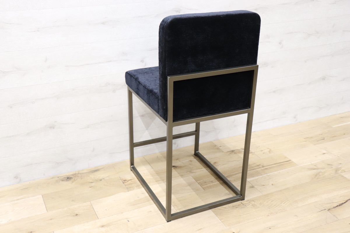 GMEN202B○Meridian Furniture カウンターチェア ハイチェア 椅子 モダン ミッドセンチュリー 参考定価3.6万 展示品