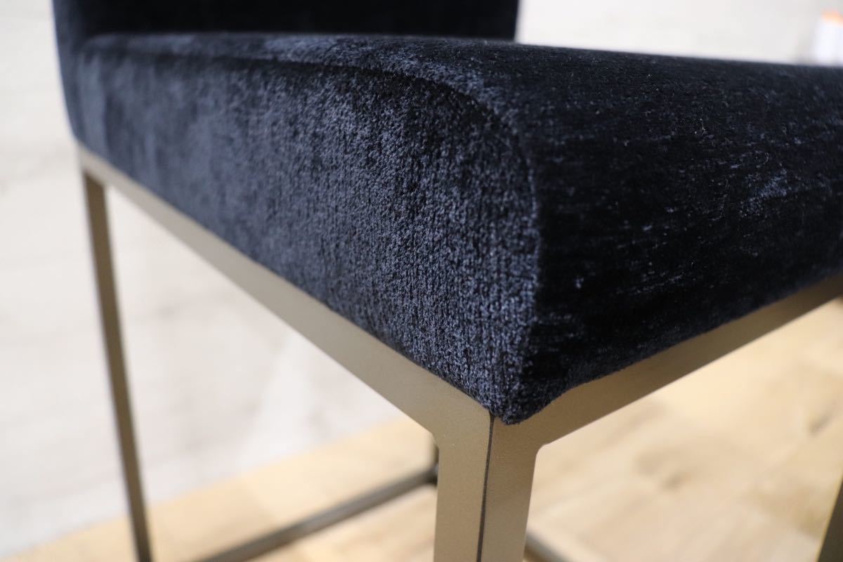 GMEN202B○Meridian Furniture カウンターチェア ハイチェア 椅子 モダン ミッドセンチュリー 参考定価3.6万 展示品