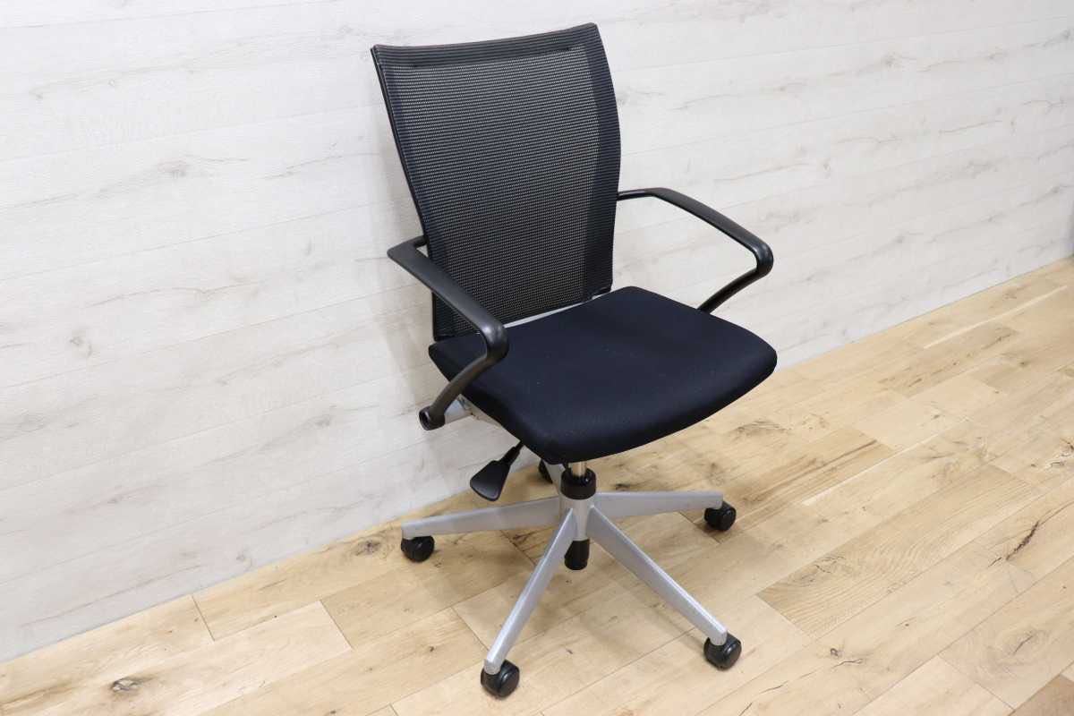 GMEH263○HAWORTH / ヘイワース オフィスチェア デスクチェア ワークチェア 肘付きローバックチェア 椅子 アメリカ