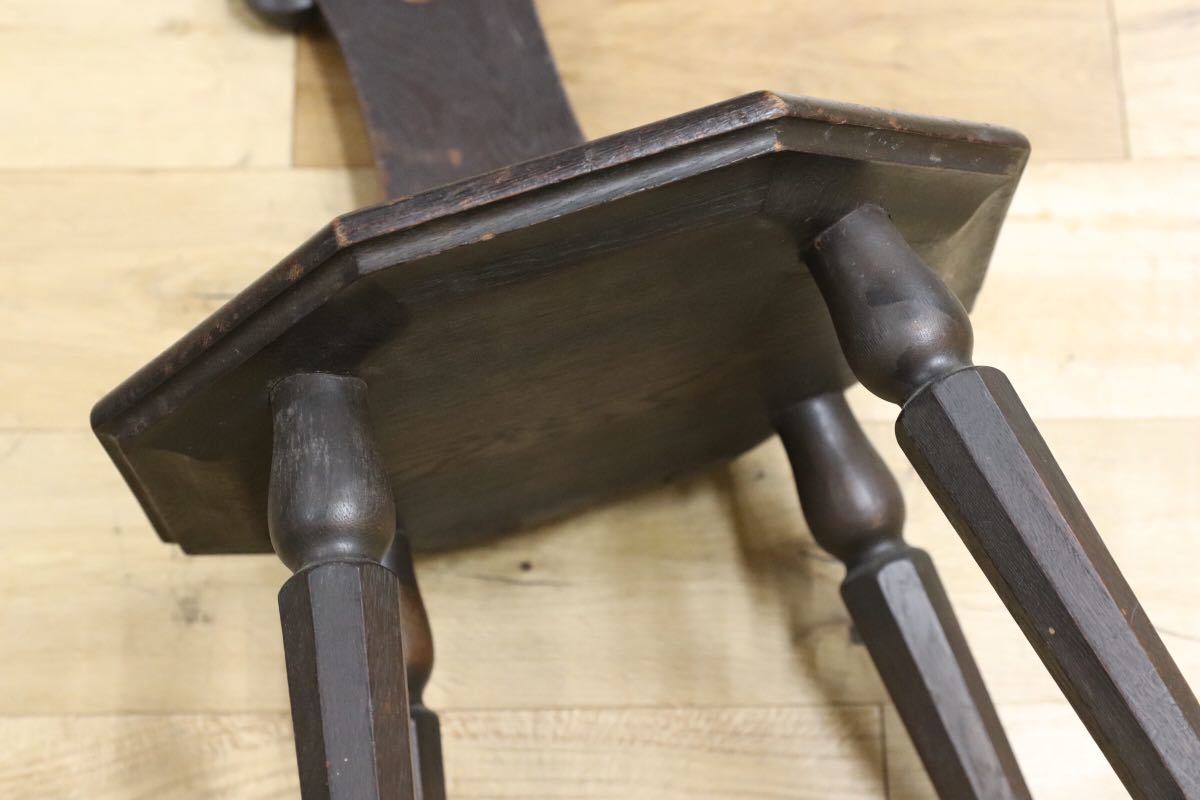 GMEK474○西洋 フランス アンティーク ヴィンテージ サイドチェア ドールチェア 木製 古木 ノスタルジック 店舗什器