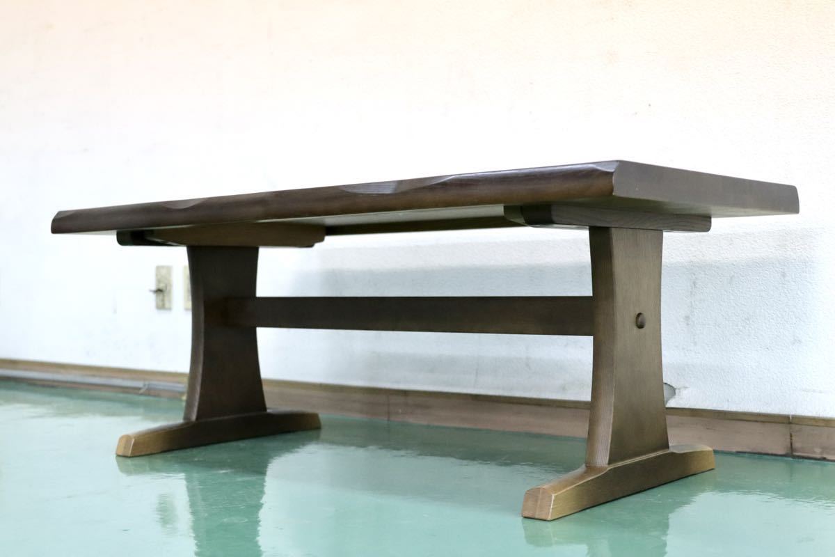 GMEN225○飛騨産業 / HIDA 木かげ センターテーブル リビングテーブル コーヒーテーブル オーク材 ノスタルジック 古民家 カフェ