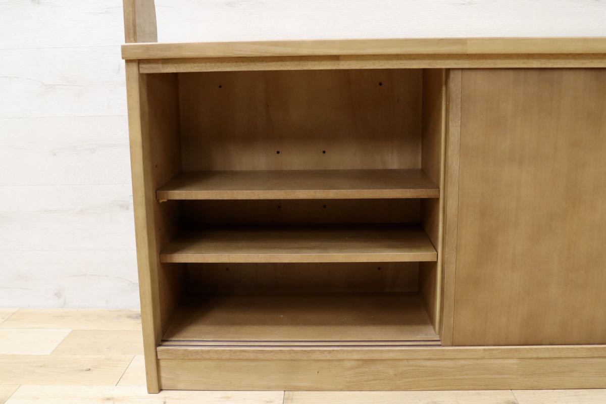 GMEN205○karimoku / カリモク RUSTIC ルスティック カウンター サイドボード レンジボード 2点セット ナチュラル 廃番