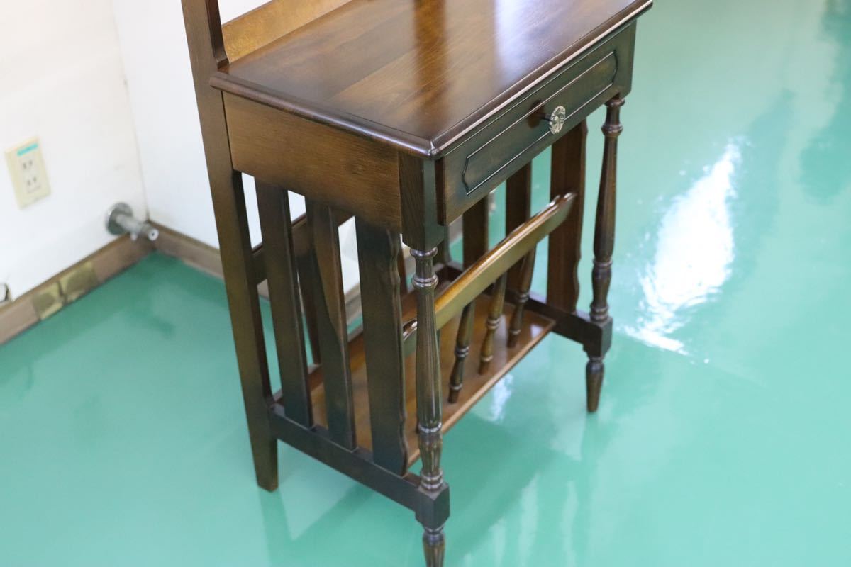GMEN228○karimoku / カリモク コルクボード 玄関ラック コロニアル 花台 飾り台 カントリー 未使用在庫品