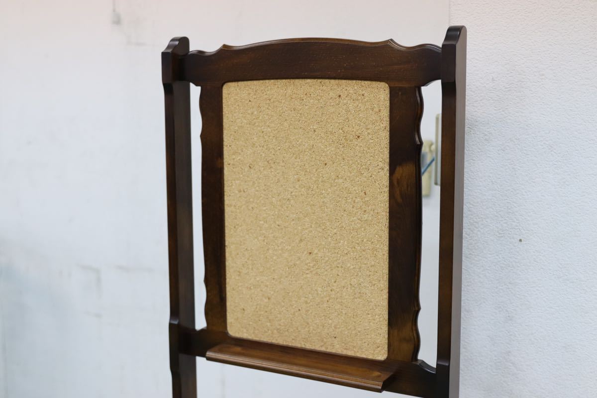 GMEN228○karimoku / カリモク コルクボード 玄関ラック コロニアル 花台 飾り台 カントリー 未使用在庫品