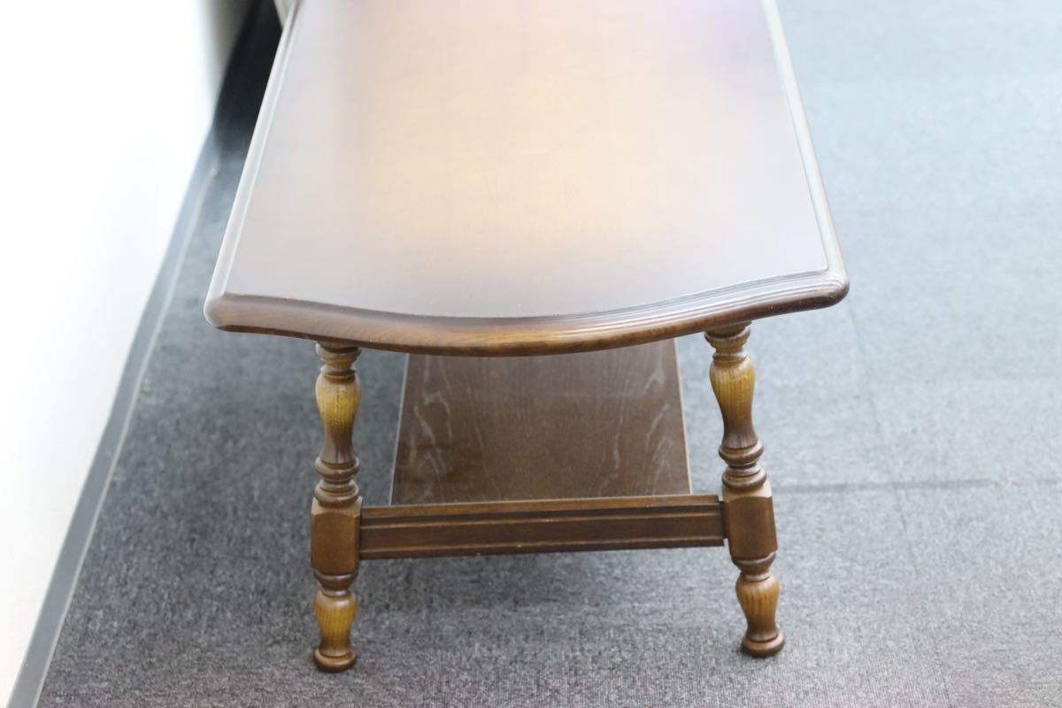 GMEK833○飛騨産業 / HIDA キツツキ 穂高 センターテーブル リビングテーブル ローテーブル オーク材 定価約9万