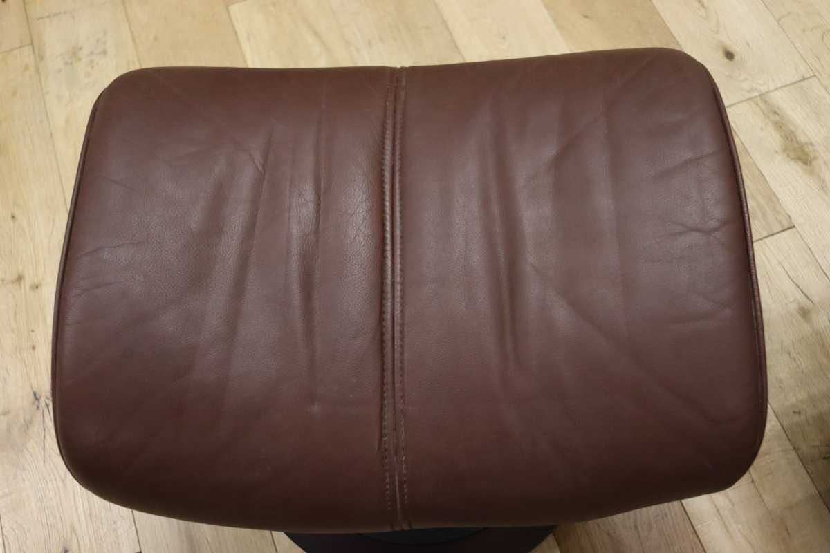 GMET339○EKORNES / エコーネス ストレスレスチェア リクライニングチェア 北欧 ノルウェー 本革 希少 ビンテージモデル