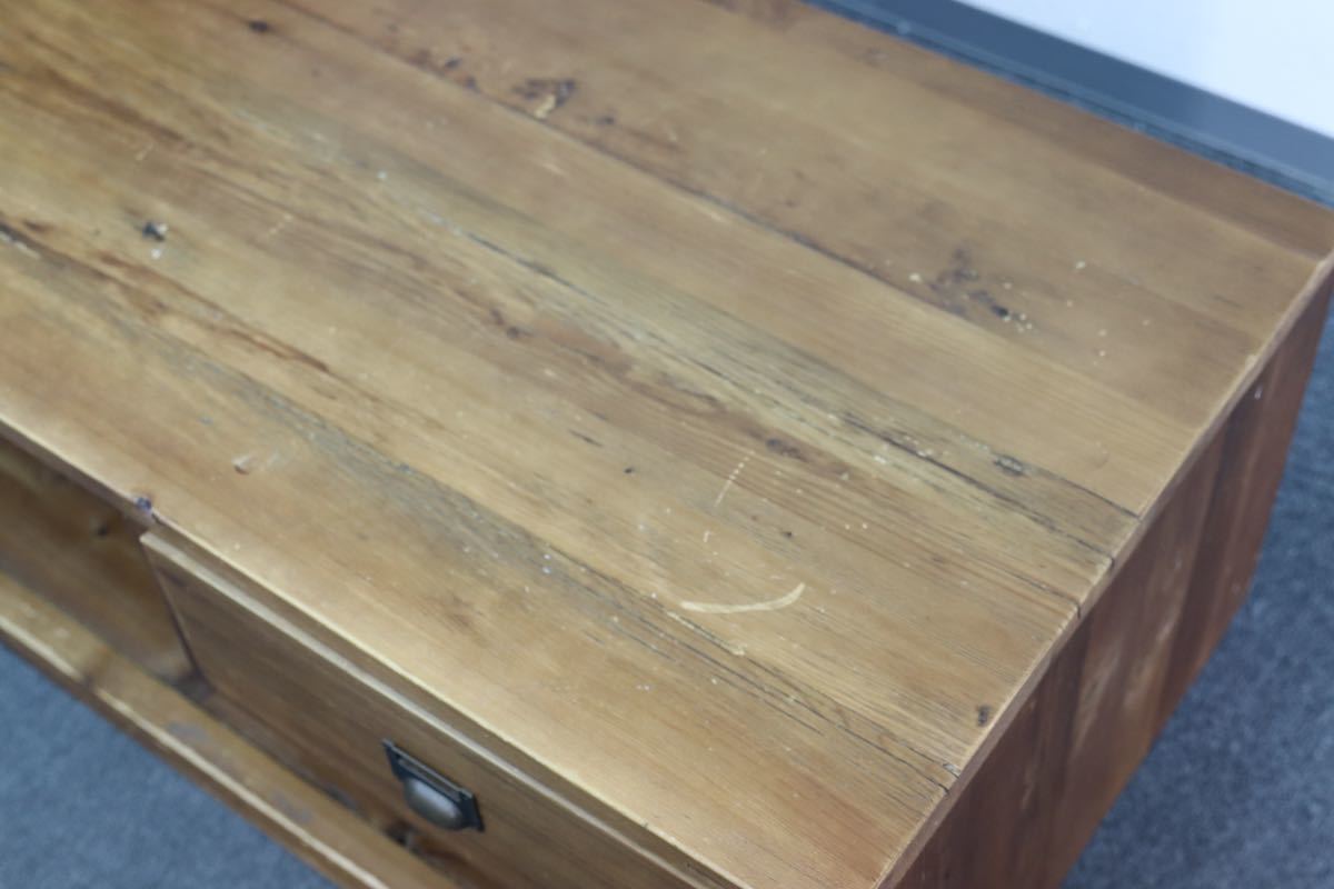 GMEK855○Knot antiques / ノットアンティークス CRASH GATE クラッシュゲート WIDE COFFEE TABLE センターテーブル 定価5.7万