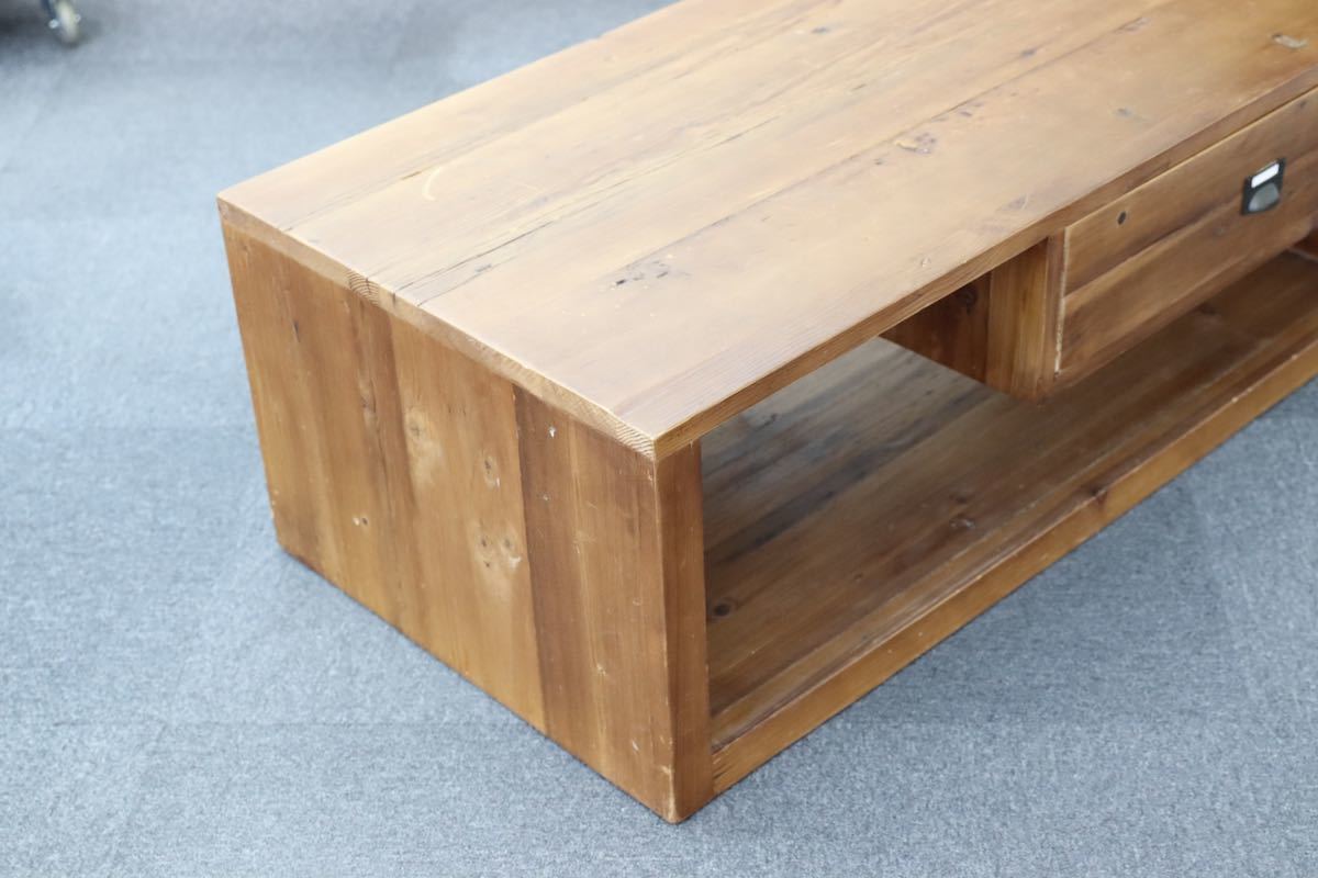 GMEK855○Knot antiques / ノットアンティークス CRASH GATE クラッシュゲート WIDE COFFEE TABLE センターテーブル 定価5.7万