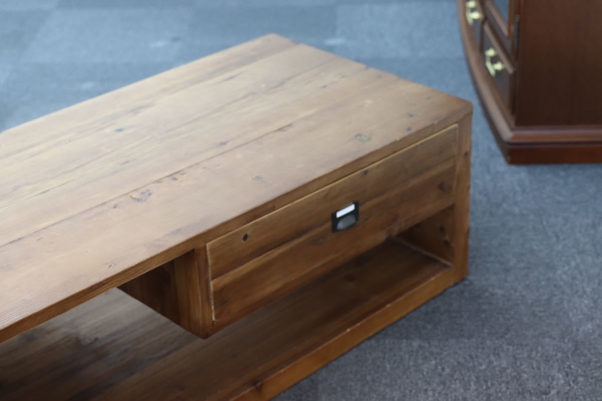 GMEK855○Knot antiques / ノットアンティークス CRASH GATE クラッシュゲート WIDE COFFEE TABLE センターテーブル 定価5.7万