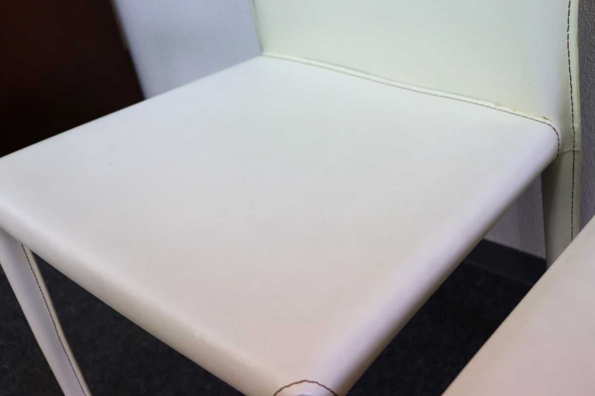 GMEK791B○Asplund / アスプルンド レザーチェア ダイニングチェア ステッチレザー 定価約8万 モダン