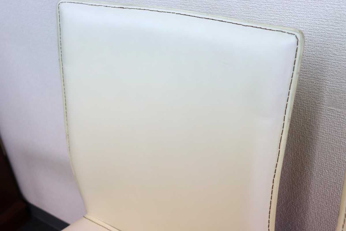 GMEK791B○Asplund / アスプルンド レザーチェア ダイニングチェア ステッチレザー 定価約8万 モダン