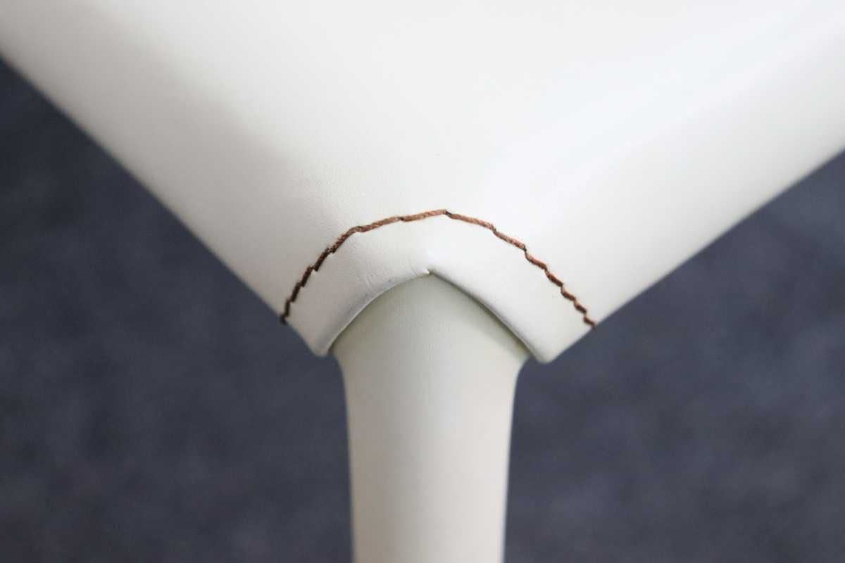 GMEK791B○Asplund / アスプルンド レザーチェア ダイニングチェア ステッチレザー 定価約8万 モダン