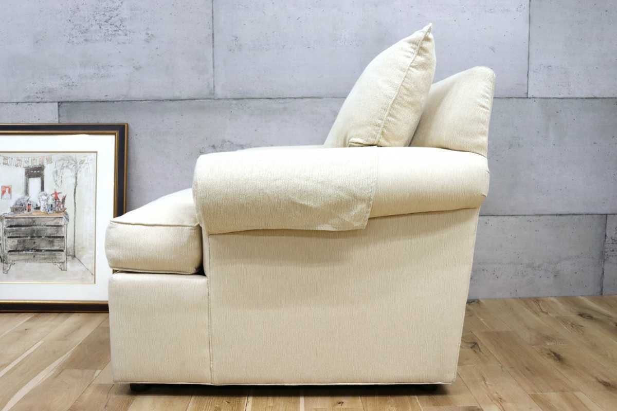GMEK867A○ETHAN ALLEN / イーセンアーレン シングルソファ 1人掛けソファ IDC大塚家具 定価約15万