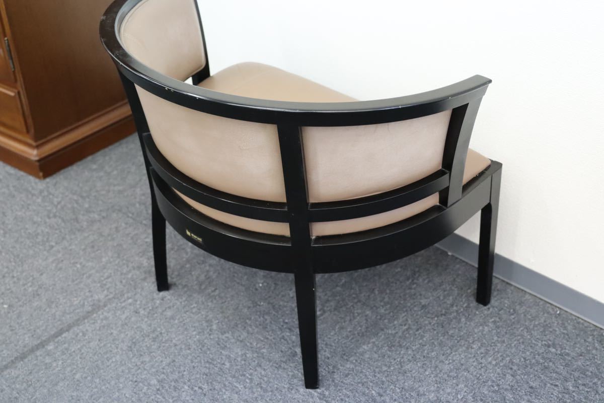 GMES5B○maruni / マルニ ラウンジチェア サイドチェア 椅子 本革 国産家具 希少 ビンテージ