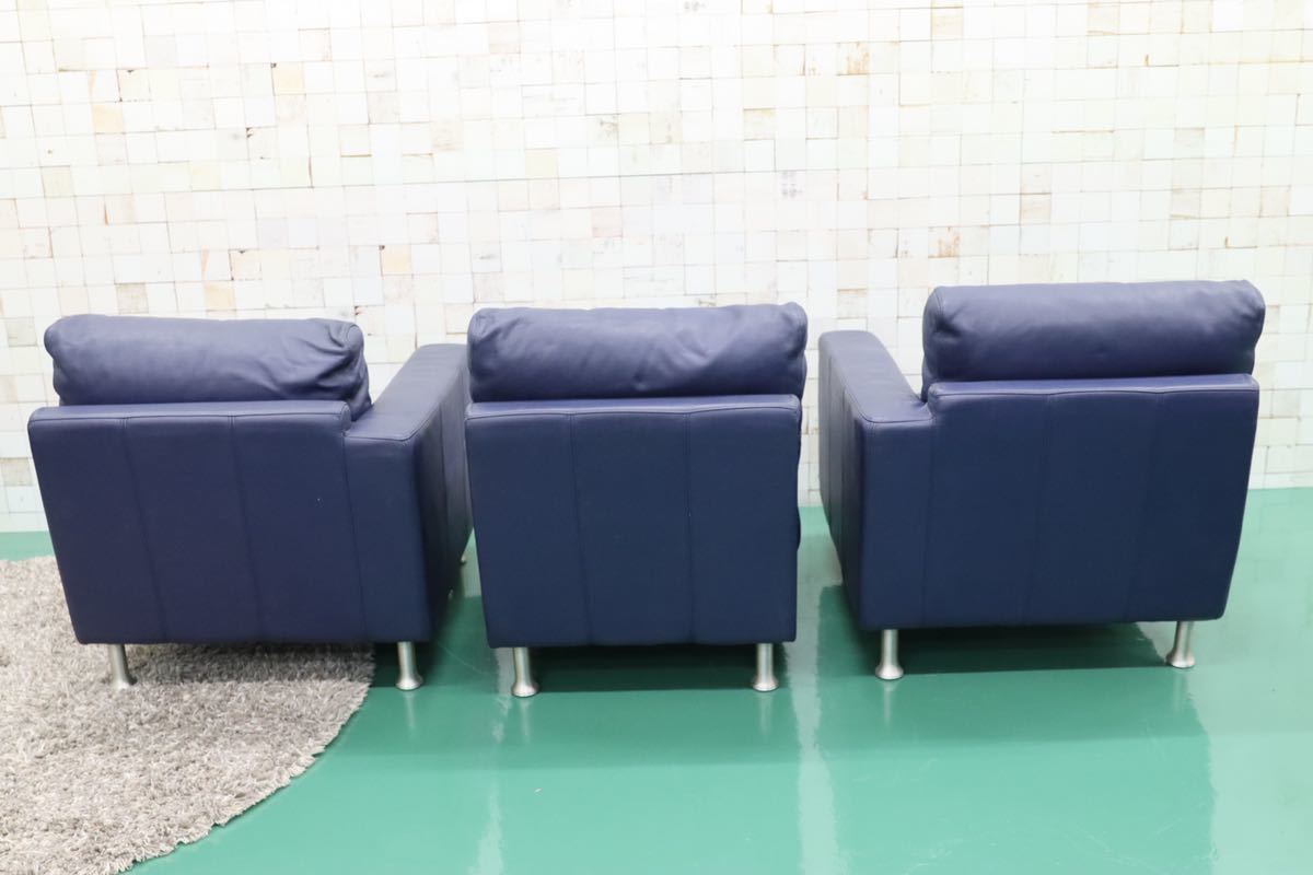 GMEK902B○ACTUS / アクタス Gallery-M 3人掛けソファ トリプルソファ セパレート ブルー ドイツ 高級 モダン