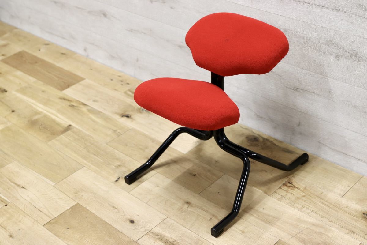 GMFS2A○ Balans Junior HAG バランスチェア 北欧 ノルウェー ファブリック 赤