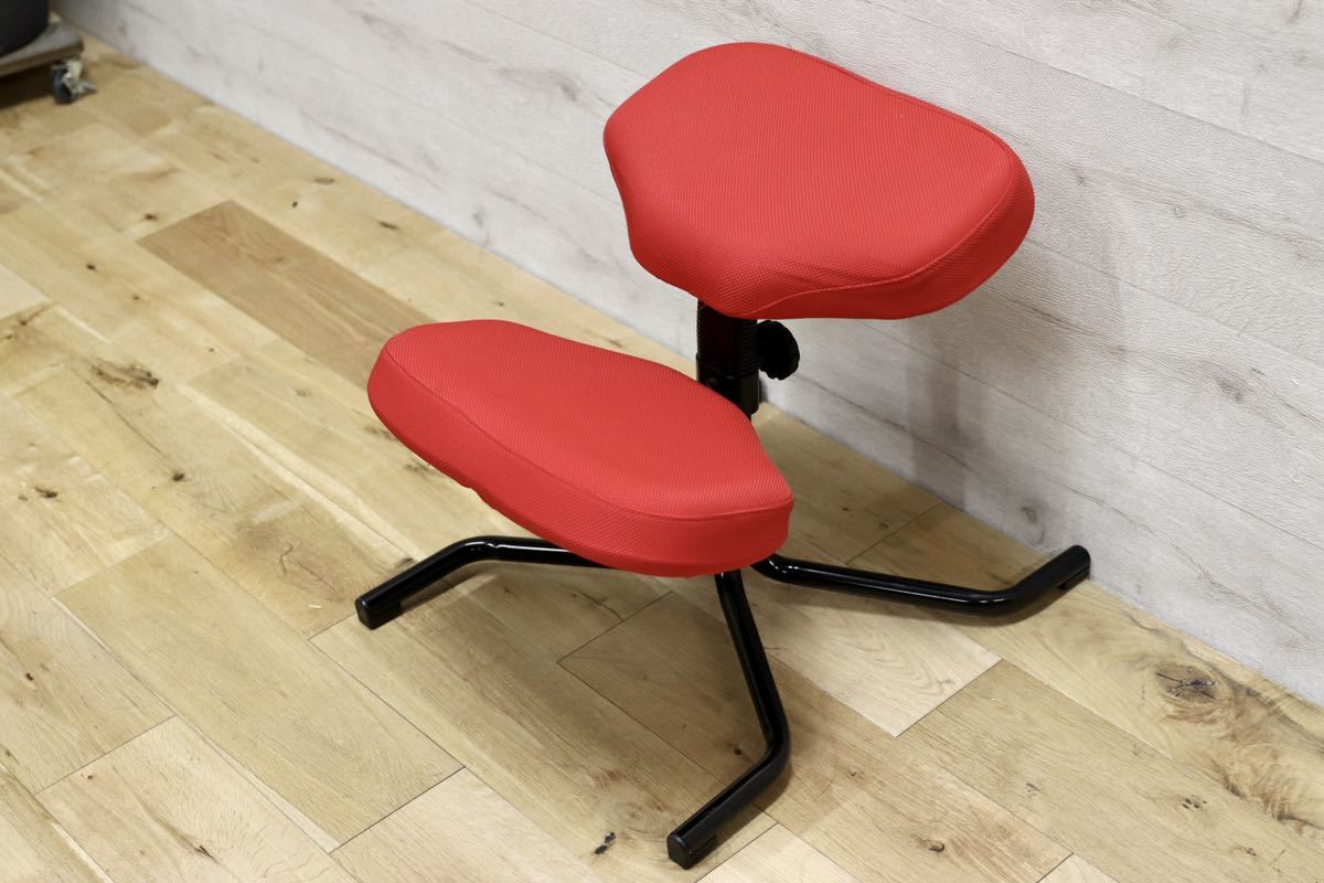 GMFS2B○Balans Junior HAG バランスチェア 北欧 ノルウェー ファブリック 赤