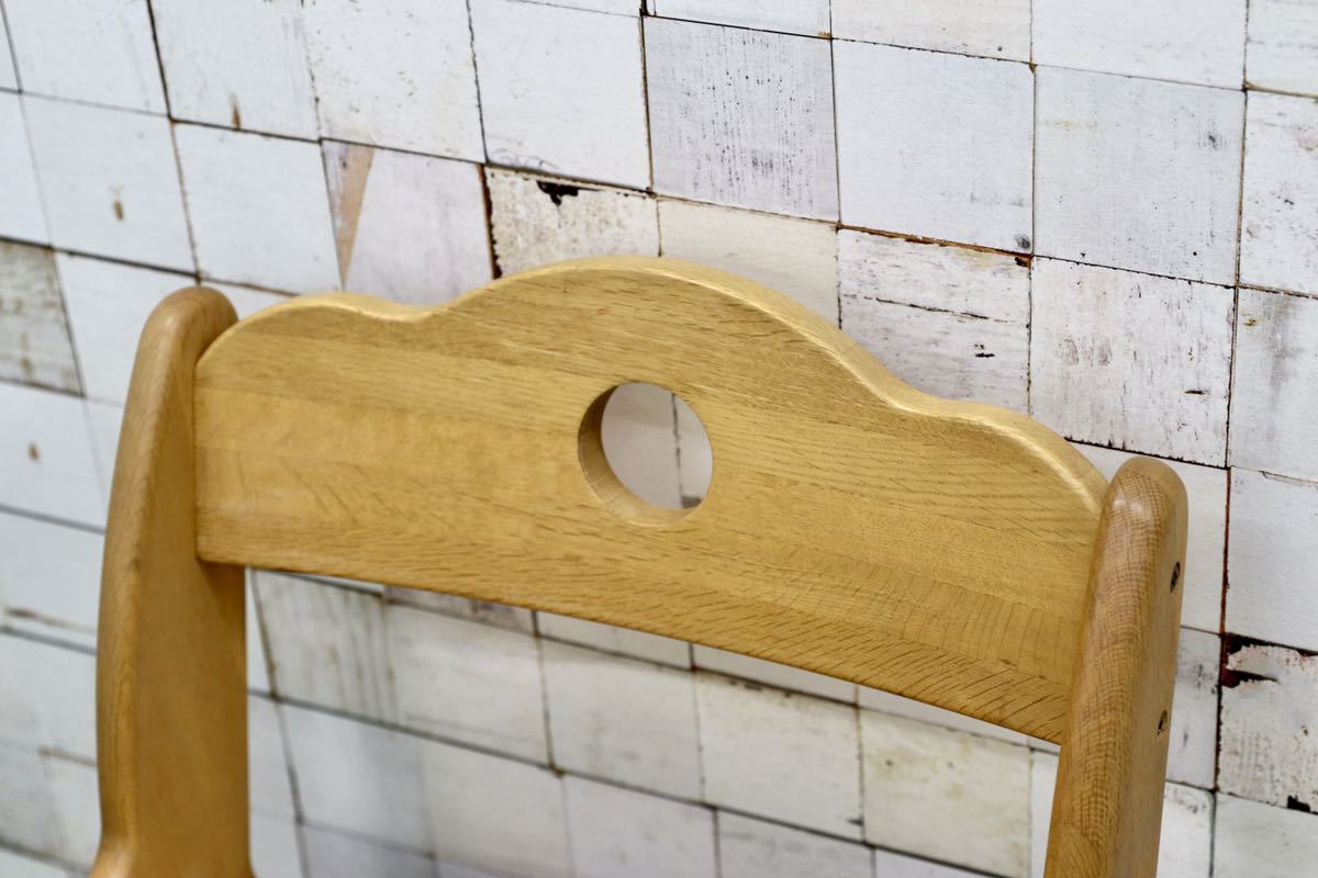 GMFH4A○学習椅子 子供椅子 キッズチェア オーク材 高さ調整可能 検)アクタス コイズミ カリモク