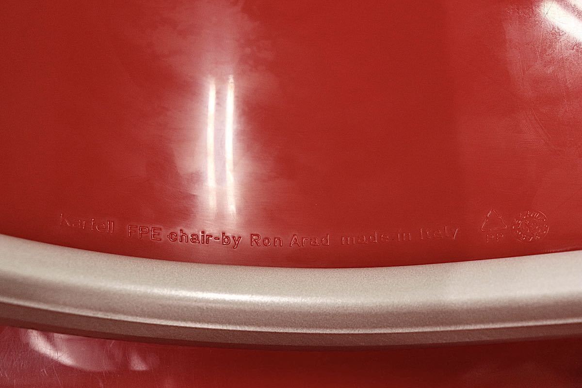 GMFS5G○Kartell / カルテル FPEチェア RonArad ロン・アラッド スタッキングチェア ダイニングチェア 椅子 2脚セット 定価約11.4万