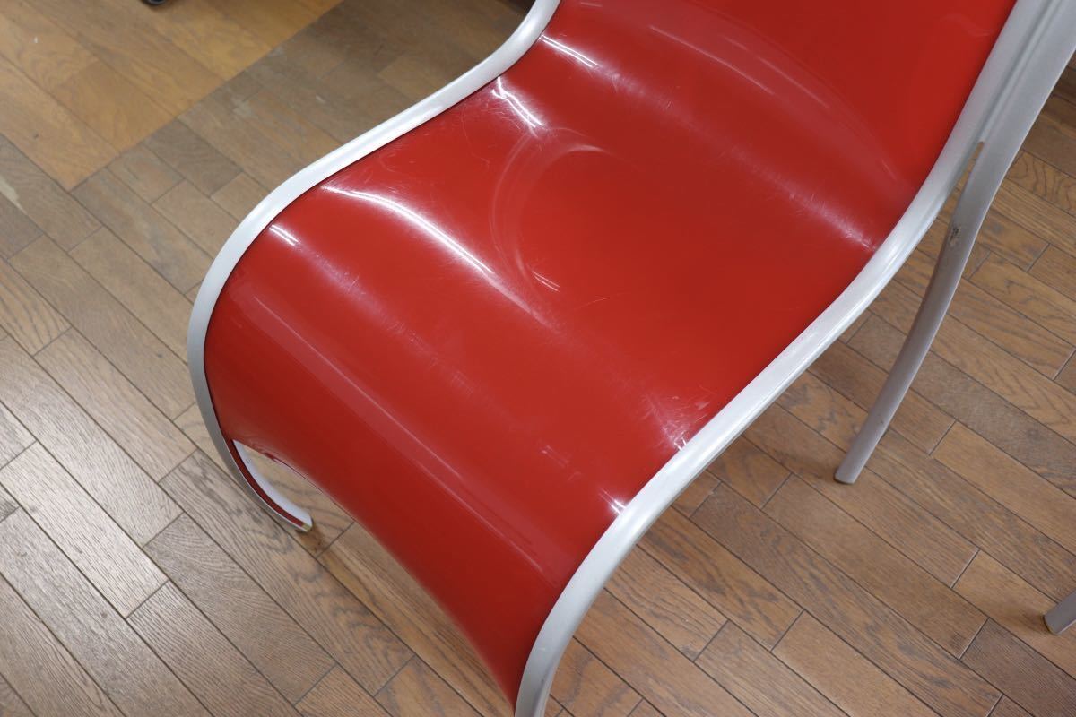 GMFS5G○Kartell / カルテル FPEチェア RonArad ロン・アラッド スタッキングチェア ダイニングチェア 椅子 2脚セット 定価約11.4万