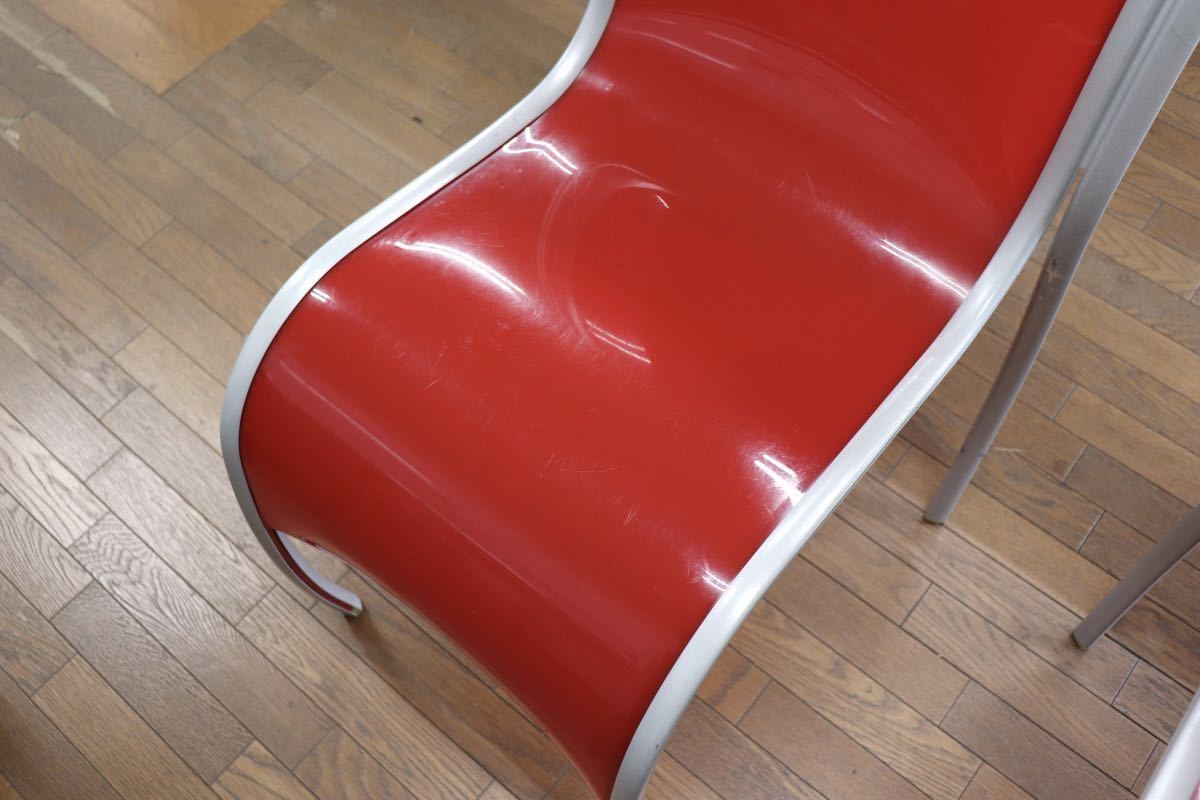 GMFS5J○Kartell / カルテル FPEチェア RonArad ロン・アラッド スタッキングチェア ダイニングチェア 椅子 2脚セット 定価約11.4万