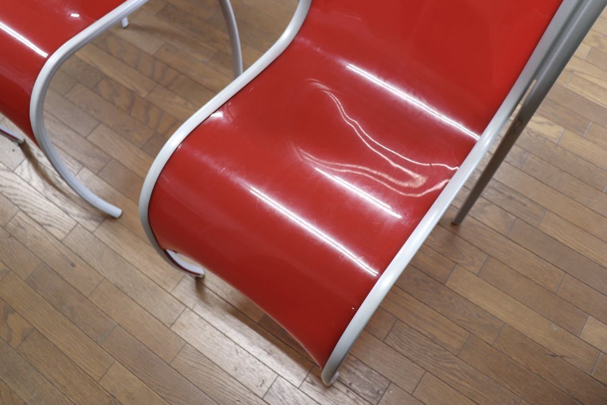 GMFS5I○Kartell / カルテル FPEチェア RonArad ロン・アラッド スタッキングチェア ダイニングチェア 椅子 2脚セット 定価約11.4万