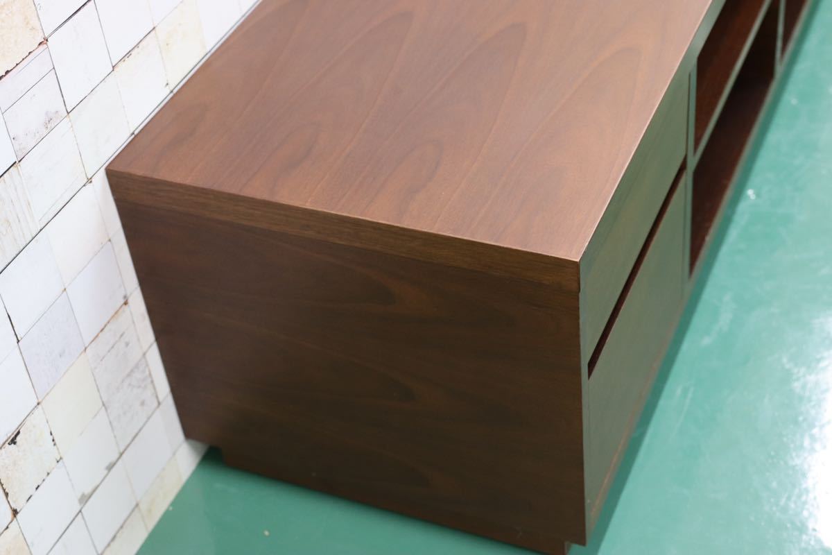 GMFT31○秋田木工 IDC大塚家具 テレビボード ローボード TVボード AVボード リビング収納 木製 ブラウン ウォールナット調