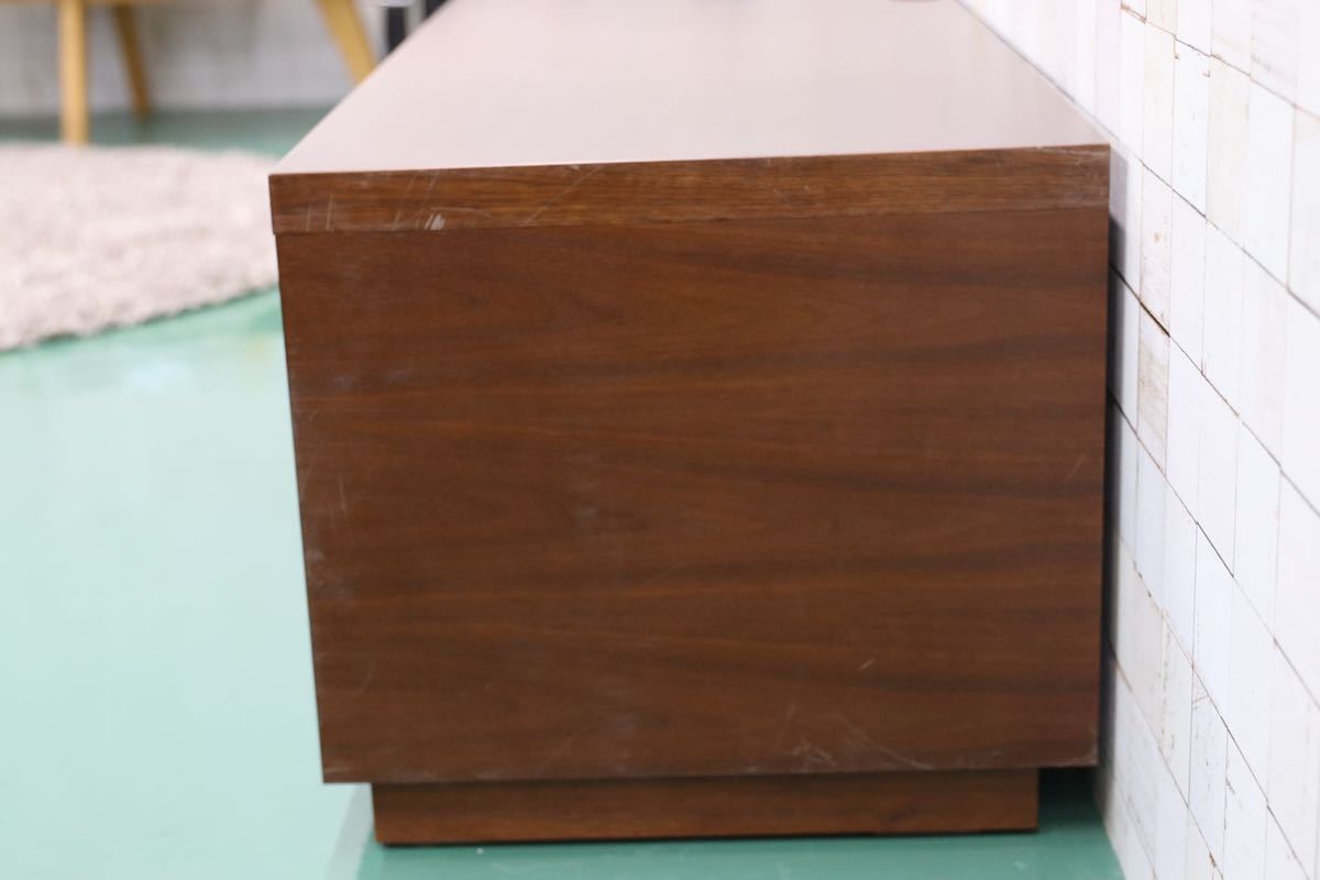 GMFT31○秋田木工 IDC大塚家具 テレビボード ローボード TVボード AVボード リビング収納 木製 ブラウン ウォールナット調