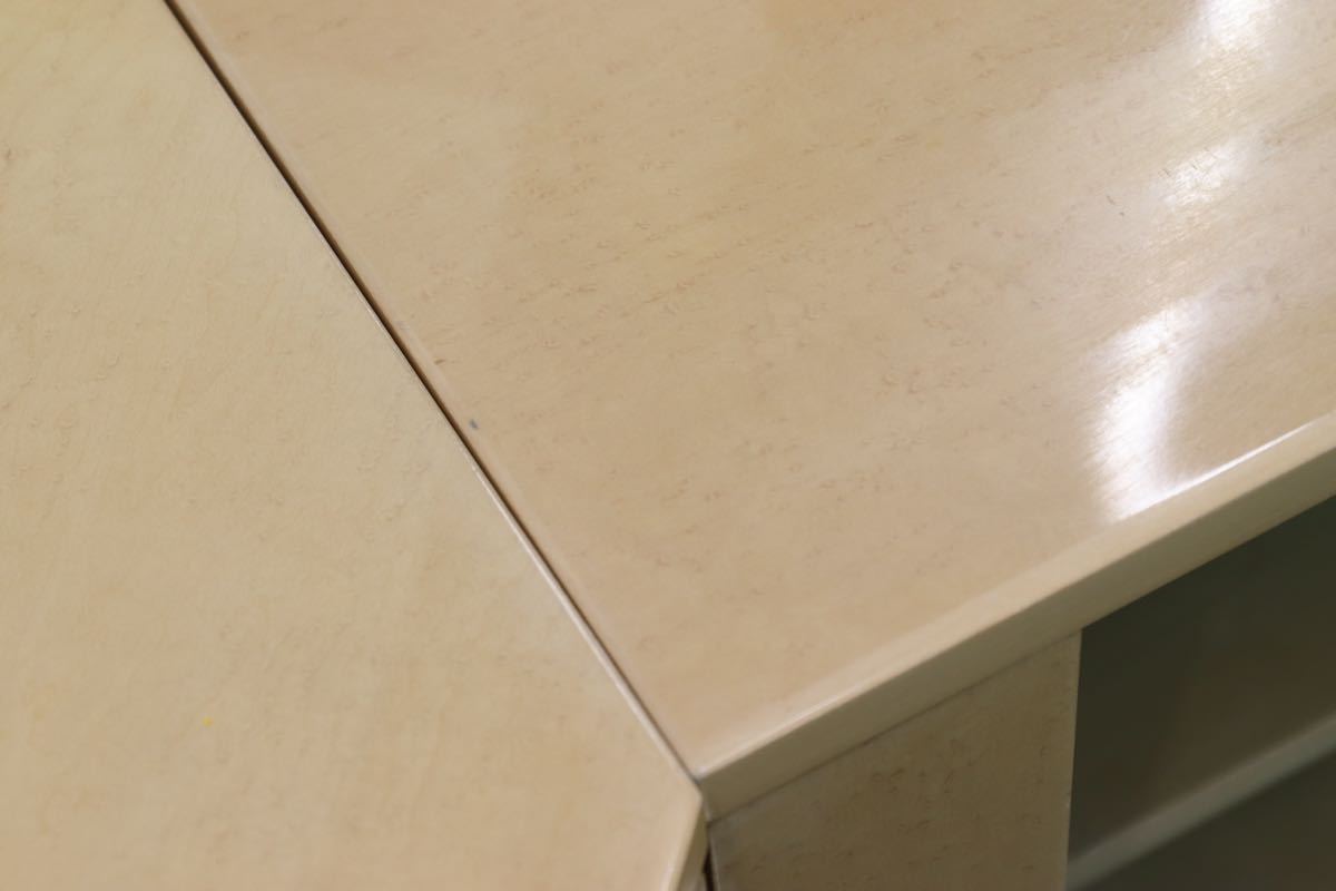 GMES2○IDC大塚家具 スプレンダー コーナーキャビネット テレビボード リビングボード サイドボード 2点セット メープル材