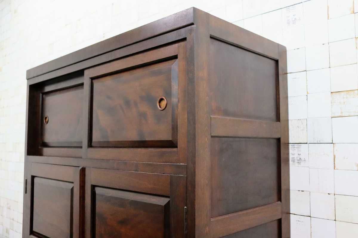 GMFT33○松本民芸家具 D型 和箪笥 整理箪笥 整理タンス 和家具 着物 最高級 ミズメザクラ 無垢材 定価約65万