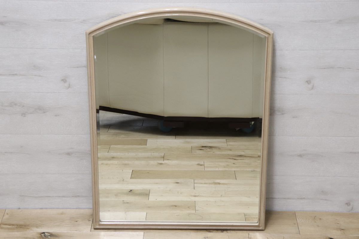 GMET380B○壁掛けミラー ウォールミラー 鏡 姿見 シンプルモダン 木製フレーム 大型ミラー オーク材 US クラシック 検)ドレクセル DREXEL