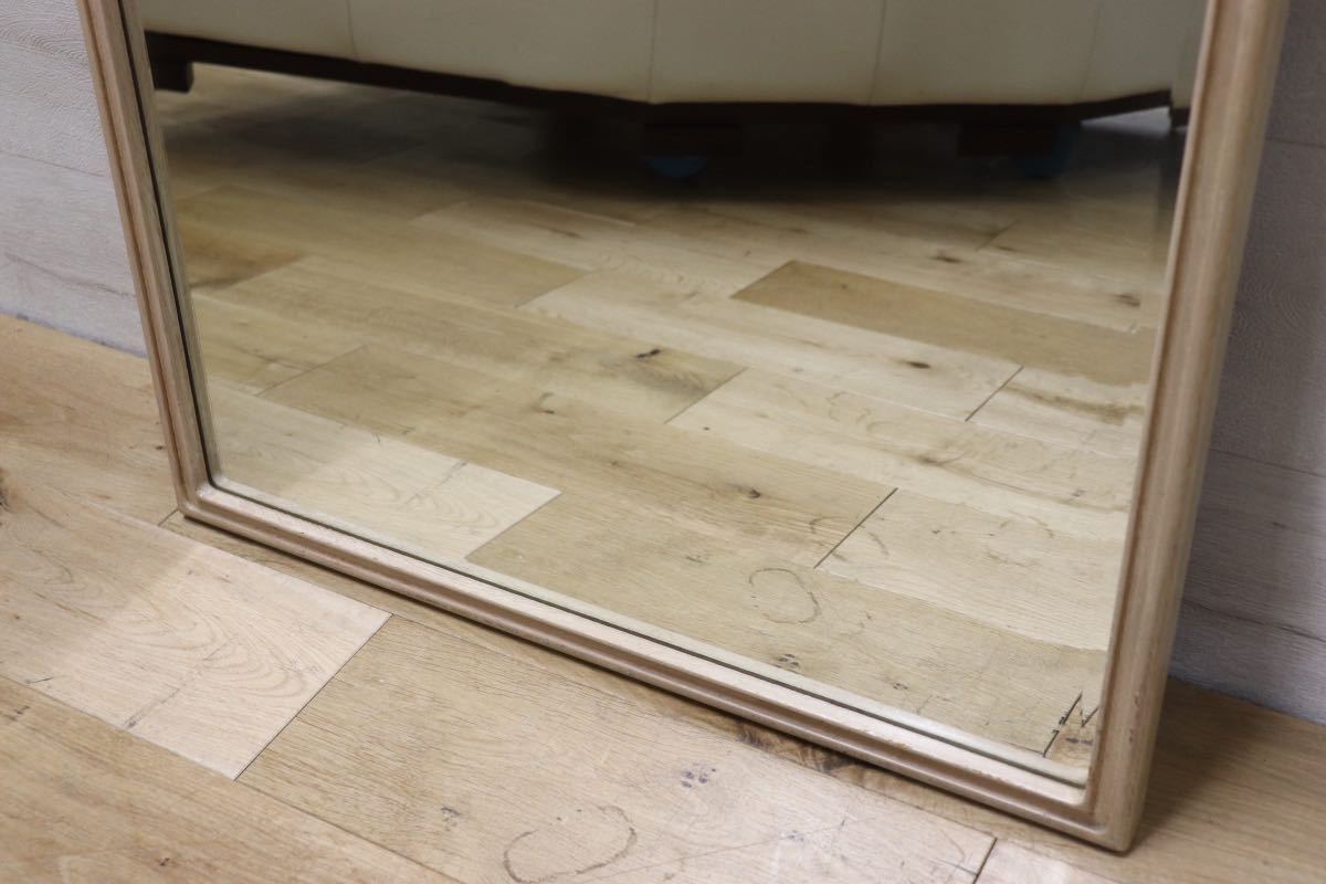 GMET380B○壁掛けミラー ウォールミラー 鏡 姿見 シンプルモダン 木製フレーム 大型ミラー オーク材 US クラシック 検)ドレクセル DREXEL