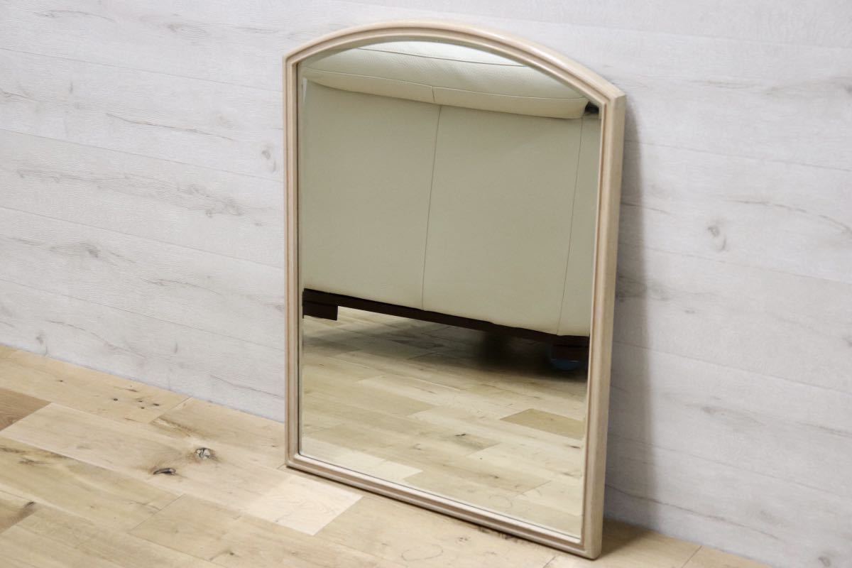 GMET380B○壁掛けミラー ウォールミラー 鏡 姿見 シンプルモダン 木製フレーム 大型ミラー オーク材 US クラシック 検)ドレクセル DREXEL