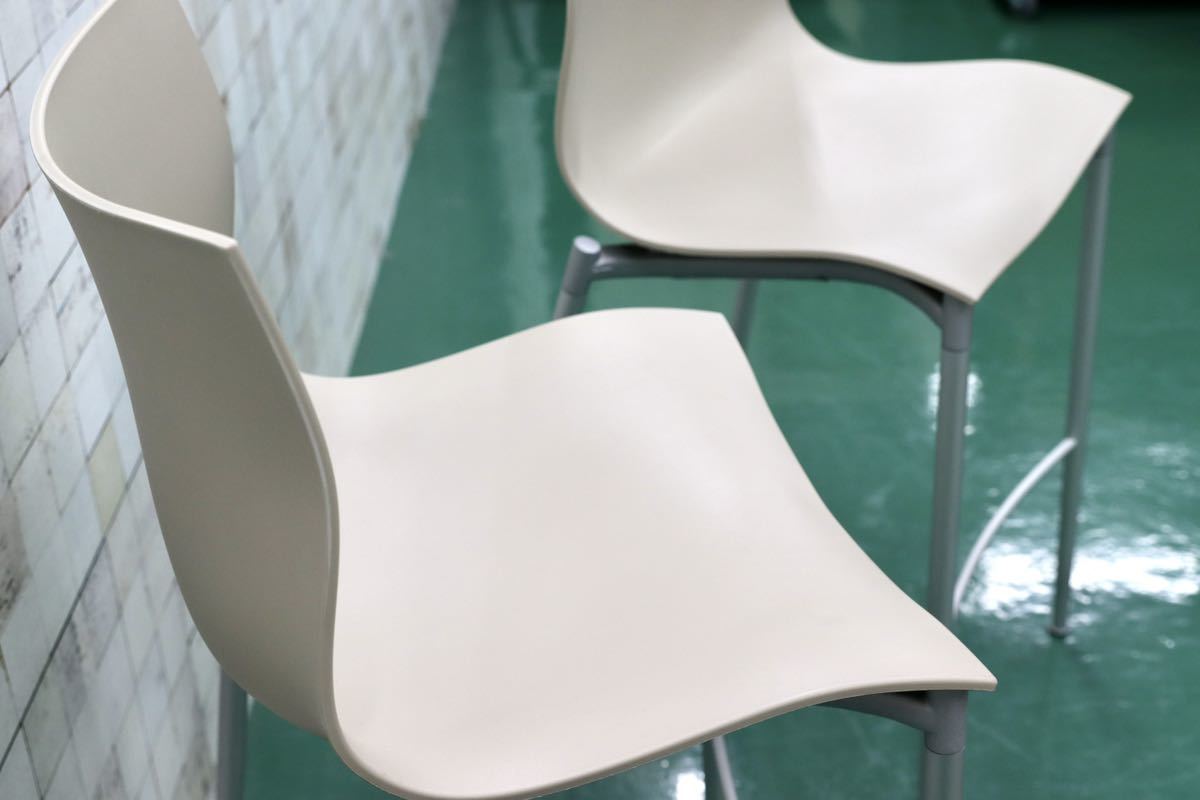 GMFT42○driade / ドリアデALEPH カメレオンハイチェア カウンターチェア 椅子 2脚セット デザイナーズ 家具 展示品