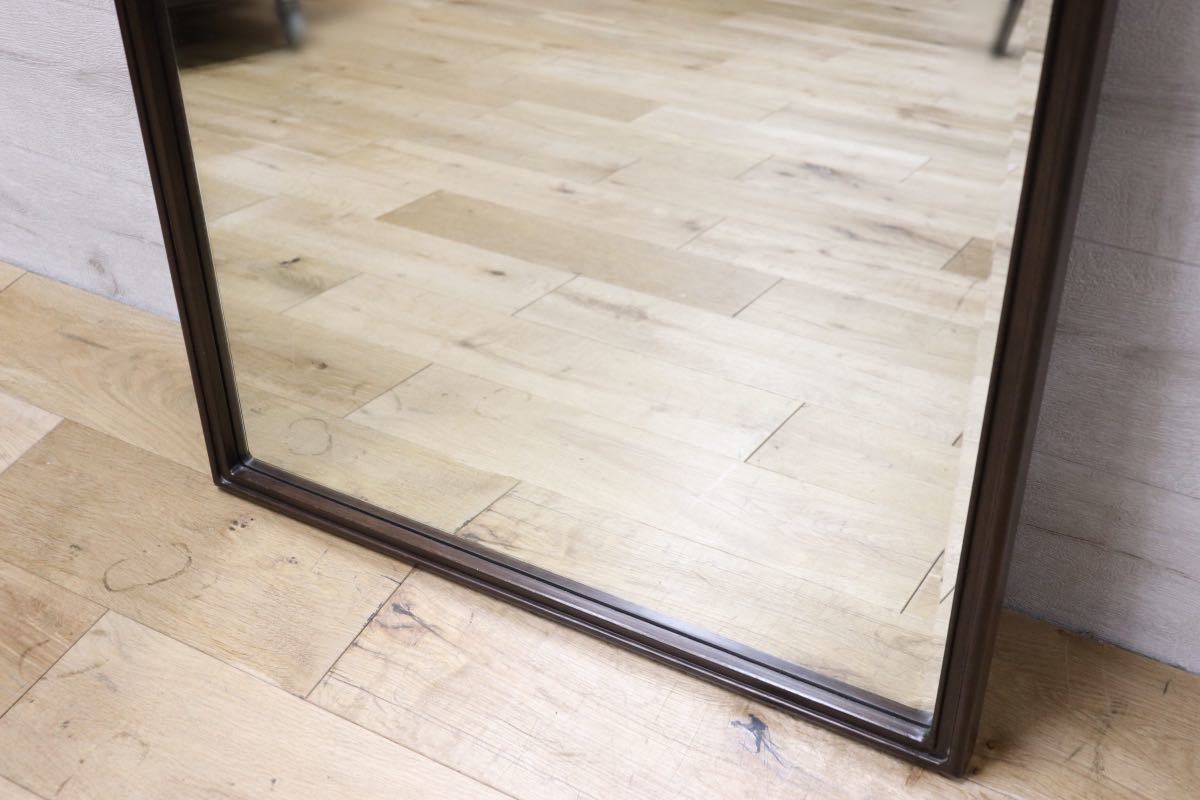 GMET380D○壁掛けミラー ウォールミラー 鏡 姿見 シンプルモダン 木製フレーム 大型ミラー オーク材 US クラシック 検)ドレクセル DREXEL