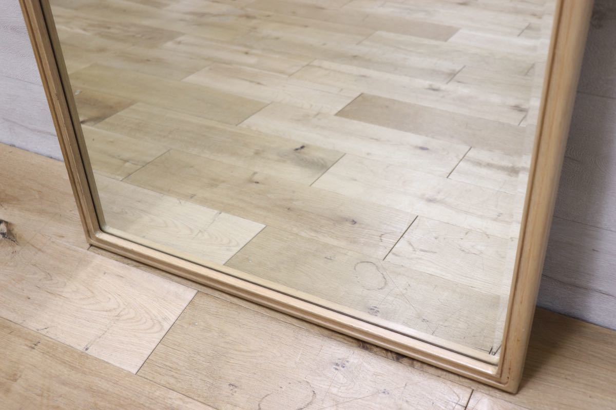 GMET380F○壁掛けミラー ウォールミラー 鏡 姿見 シンプルモダン 木製フレーム 大型ミラー オーク材 US クラシック 検)ドレクセル DREXEL