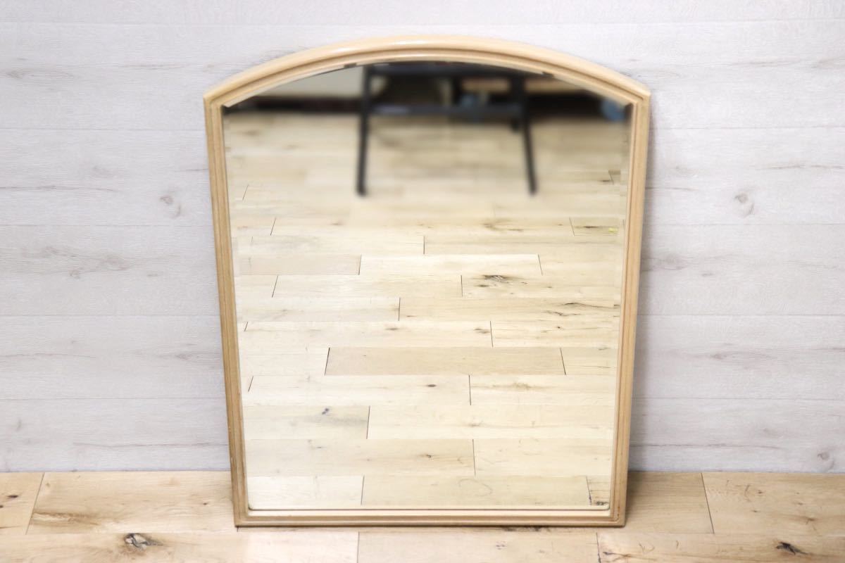 GMET380F○壁掛けミラー ウォールミラー 鏡 姿見 シンプルモダン 木製フレーム 大型ミラー オーク材 US クラシック 検)ドレクセル DREXEL