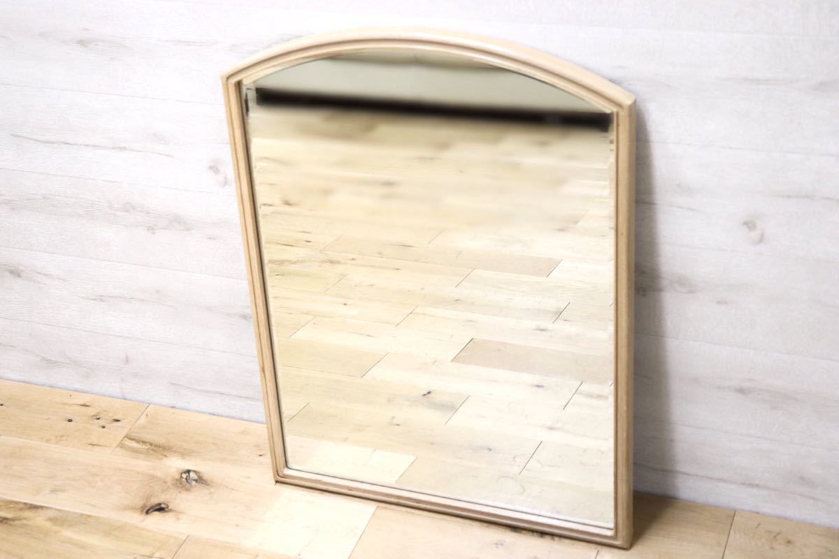 GMET380G○壁掛けミラー ウォールミラー 鏡 姿見 シンプルモダン 木製フレーム 大型ミラー オーク材 US クラシック 検)ドレクセル DREXEL