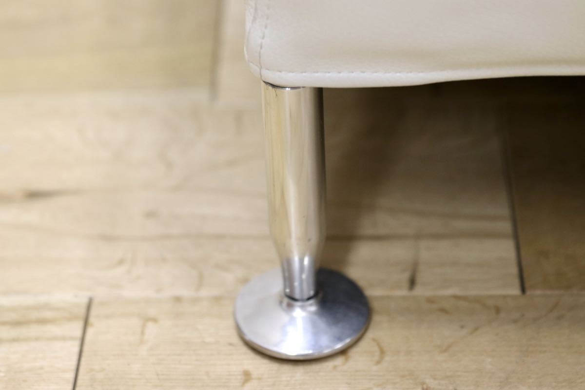 GMFO2○B&B ITALIA HARRY ハリー 3人掛けソファ トリプルソファ 白総革 定価187〜234万 Antonio Citterio アントニオ・チッテリオ