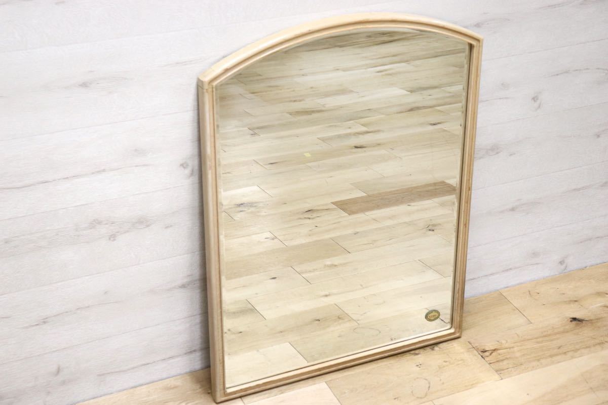 GMET380H○壁掛けミラー ウォールミラー 鏡 姿見 シンプルモダン 木製フレーム 大型ミラー オーク材 US クラシック 検)ドレクセル DREXEL