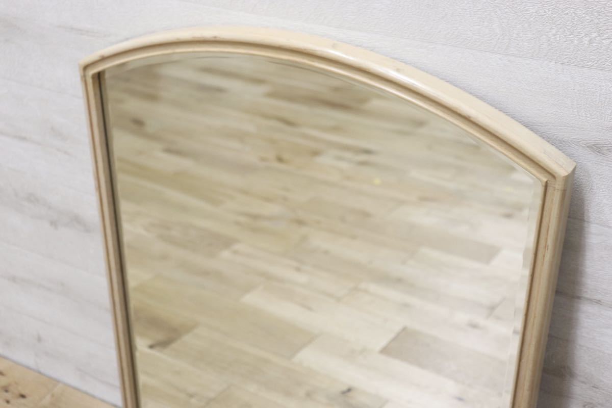 GMET380H○壁掛けミラー ウォールミラー 鏡 姿見 シンプルモダン 木製フレーム 大型ミラー オーク材 US クラシック 検)ドレクセル DREXEL