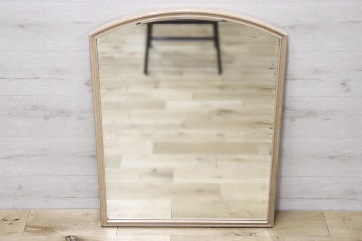 GMET380L○壁掛けミラー ウォールミラー 鏡 姿見 シンプルモダン 木製フレーム 大型ミラー オーク材 US クラシック 検)ドレクセル DREXEL